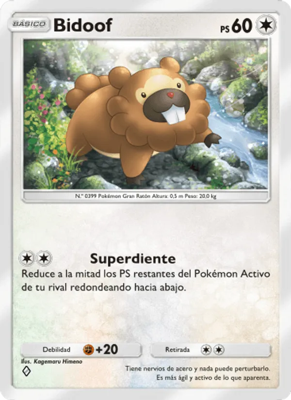 Bidoof · Pugna Espaciotemporal 135/140