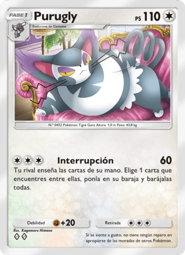 Purugly · Pugna Espaciotemporal 140/140