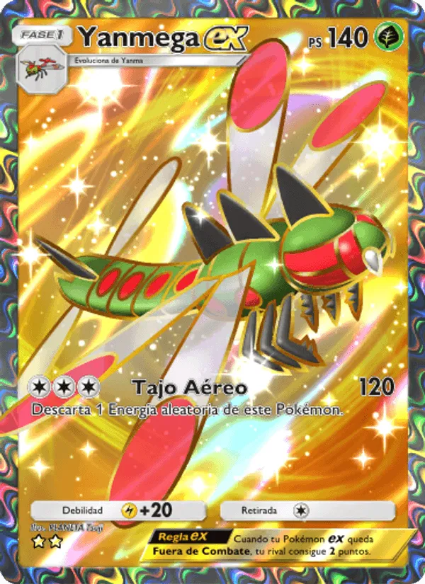 Yanmega ex · Pugna Espaciotemporal 180/140