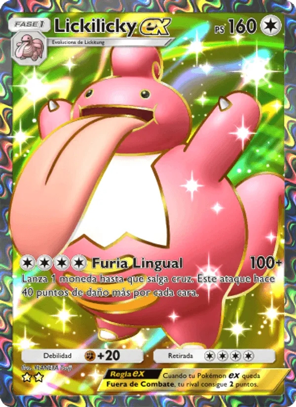 Lickilicky ex · Pugna Espaciotemporal 189/140