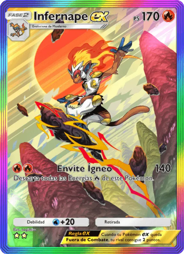 Infernape ex · Pugna Espaciotemporal 197/140