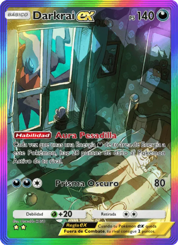 Darkrai ex · Pugna Espaciotemporal 202/140