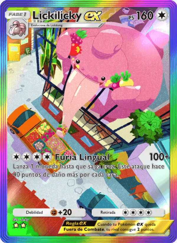 Lickilicky ex · Pugna Espaciotemporal 203/140
