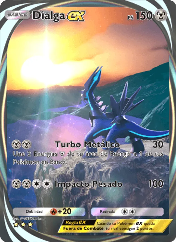 Dialga ex · Pugna Espaciotemporal 205/140