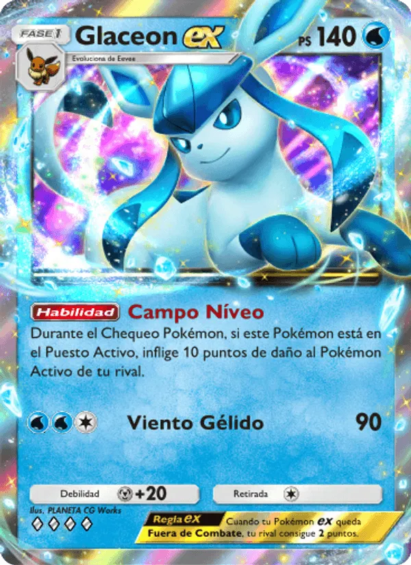 Glaceon ex · Luz Triunfal 022/75