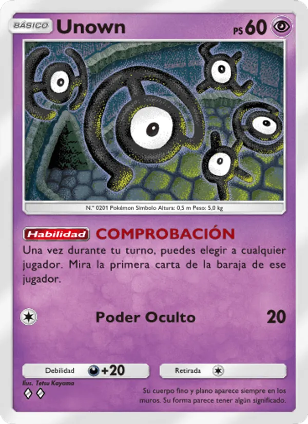 Unown · Luz Triunfal 034/75
