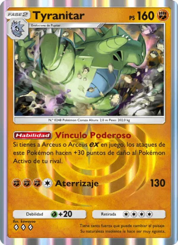 Tyranitar · Luz Triunfal 041/75
