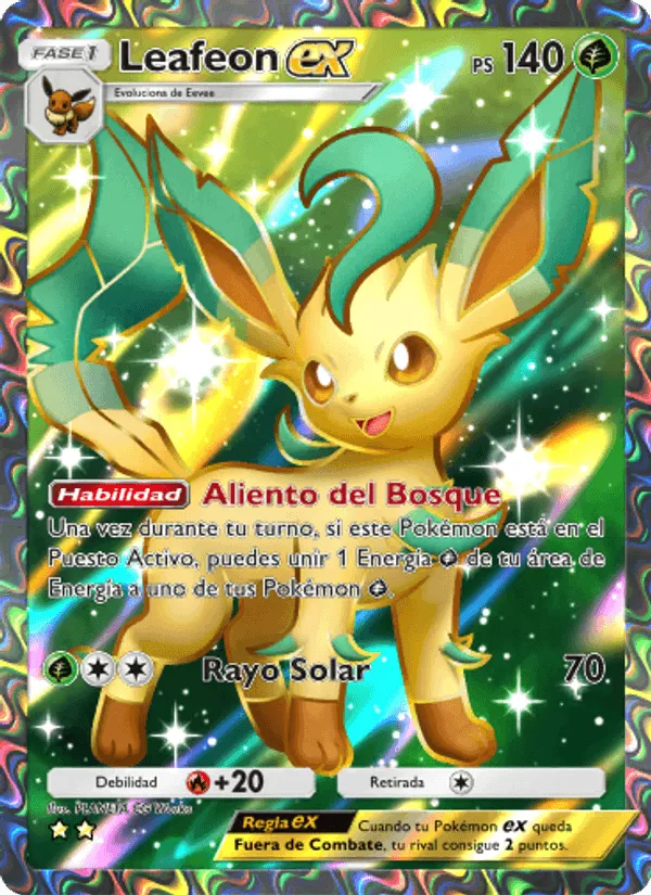 Leafeon ex · Luz Triunfal 082/75