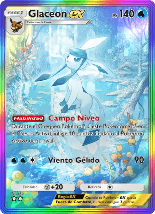 Glaceon ex · Luz Triunfal 092/75