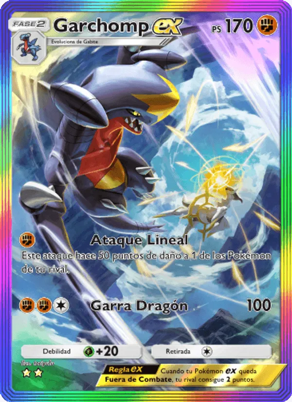 Garchomp ex · Luz Triunfal 093/75