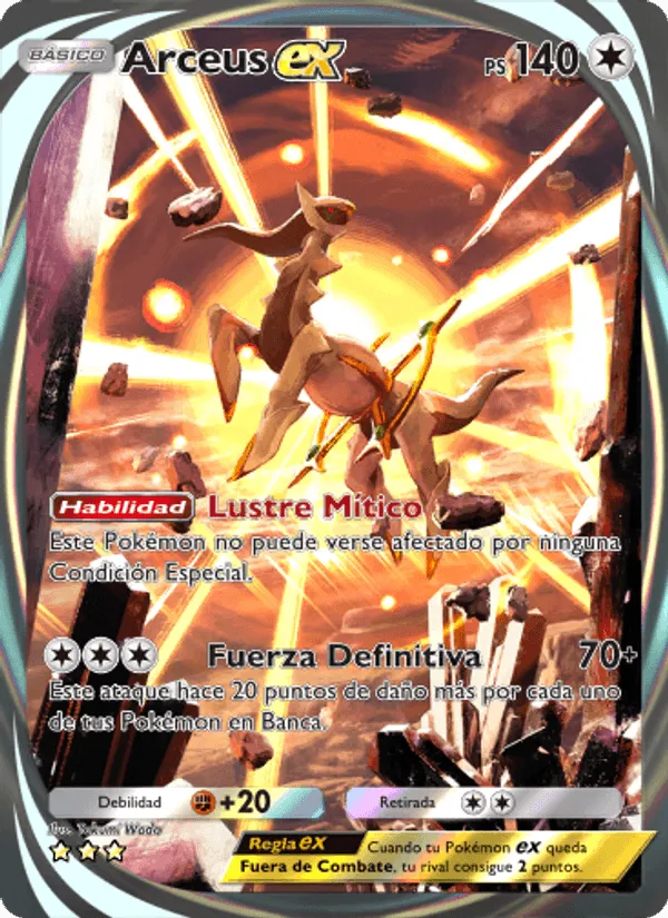 Arceus ex · Luz Triunfal 095/75