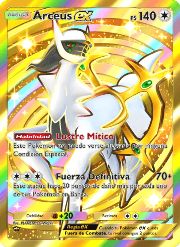 Arceus ex · Luz Triunfal 096/75