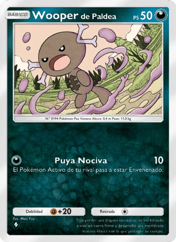 Wooper de Paldea · Festival Brillante 047/72