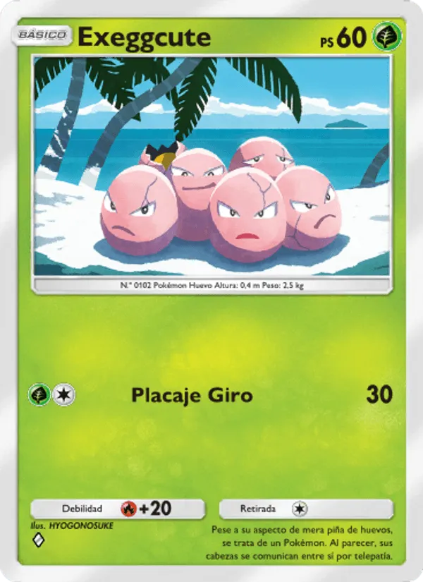 Exeggcute · Guardianes Celestiales 001/155