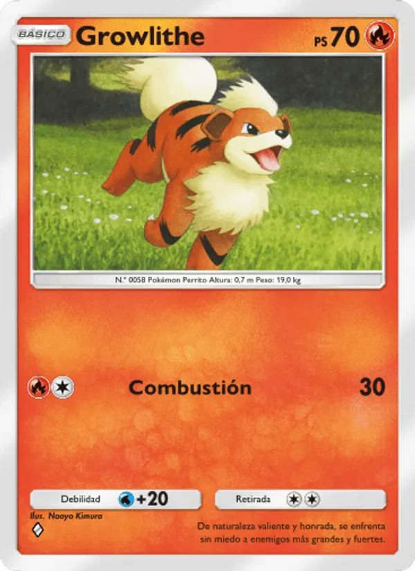 Growlithe · Guardianes Celestiales 025/155