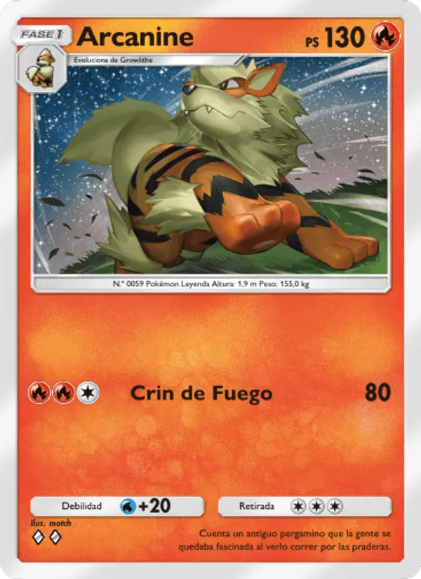 Arcanine · Guardianes Celestiales 026/155