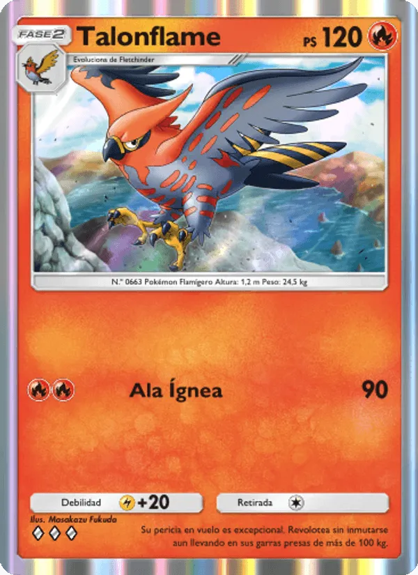 Talonflame · Guardianes Celestiales 029/155