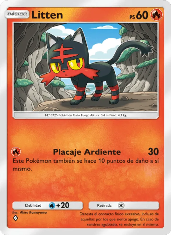 Litten · Guardianes Celestiales 030/155
