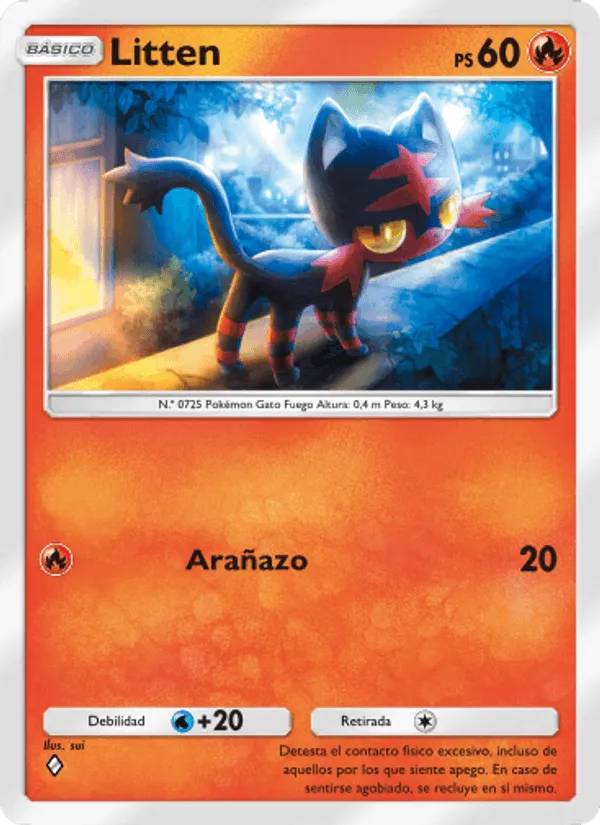 Litten · Guardianes Celestiales 031/155