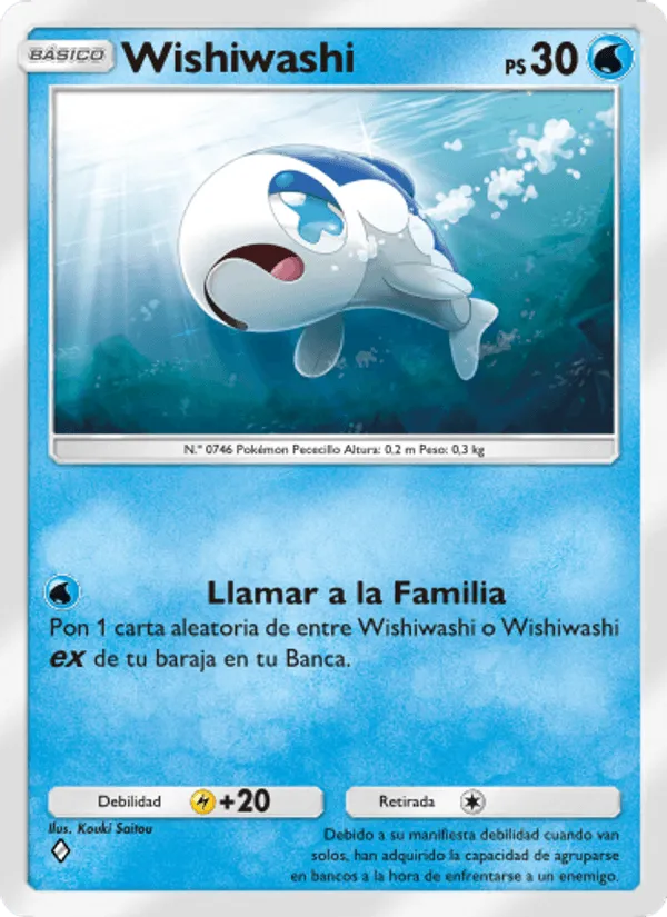 Wishiwashi · Guardianes Celestiales 050/155