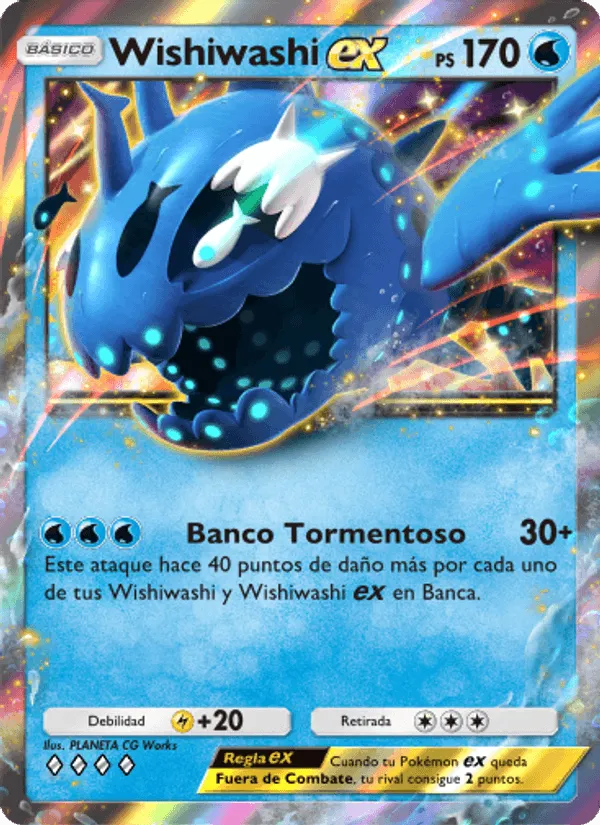 Wishiwashi ex · Guardianes Celestiales 051/155