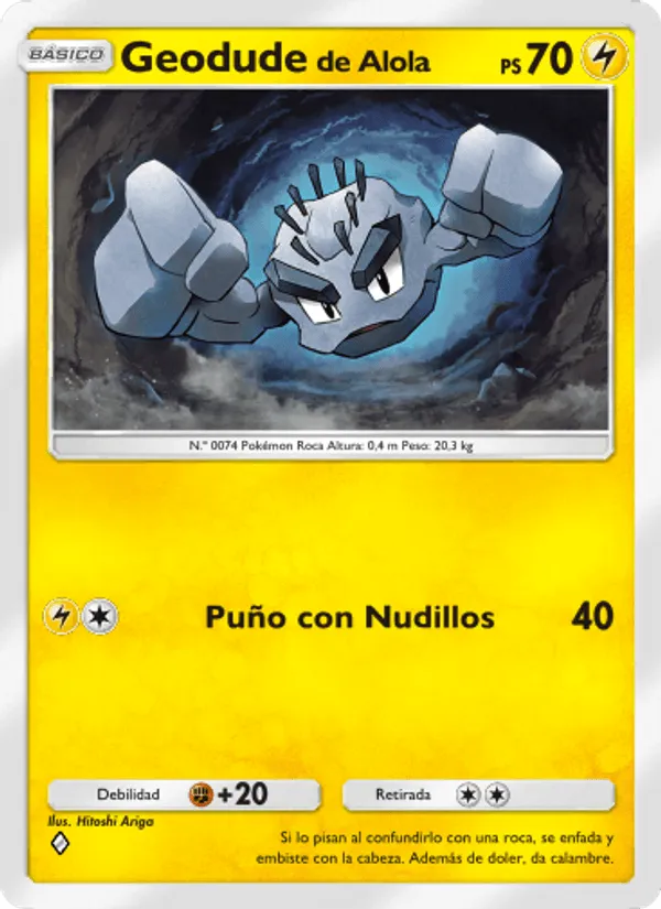 Geodude de Alola · Guardianes Celestiales 059/155