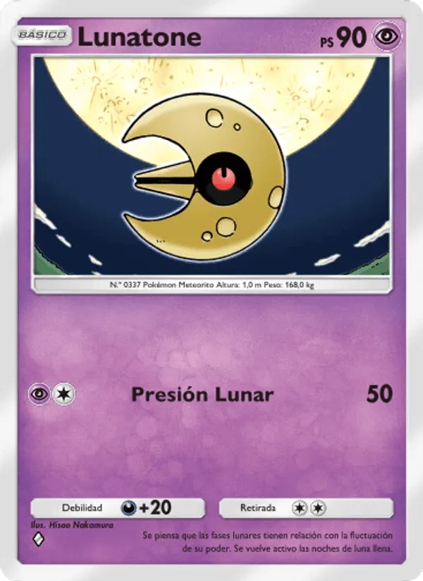 Lunatone · Guardianes Celestiales 073/155
