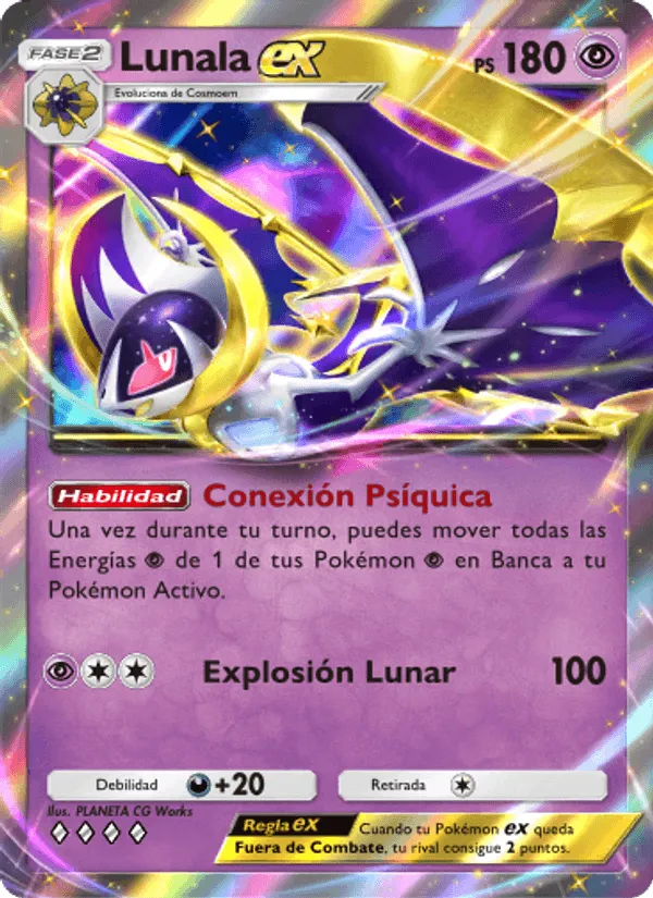 Lunala ex · Guardianes Celestiales 087/155