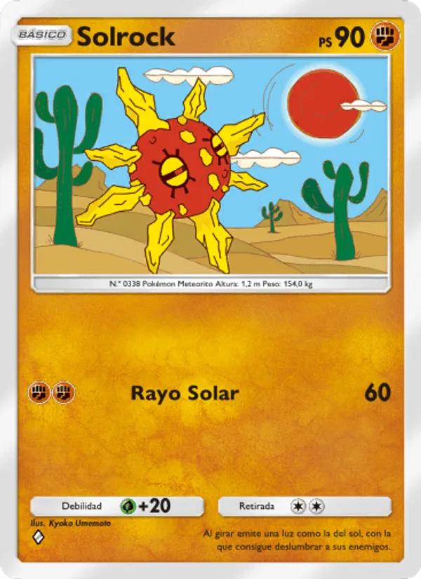 Solrock · Guardianes Celestiales 092/155