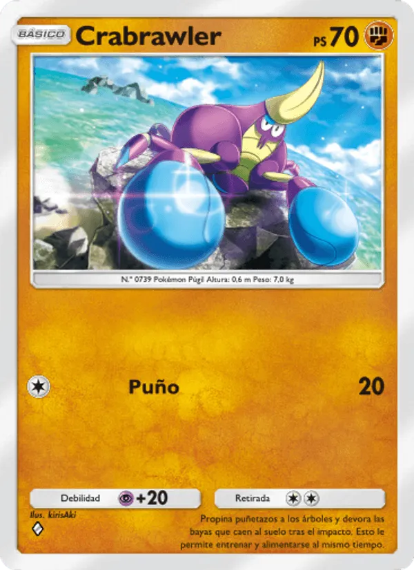 Crabrawler · Guardianes Celestiales 097/155