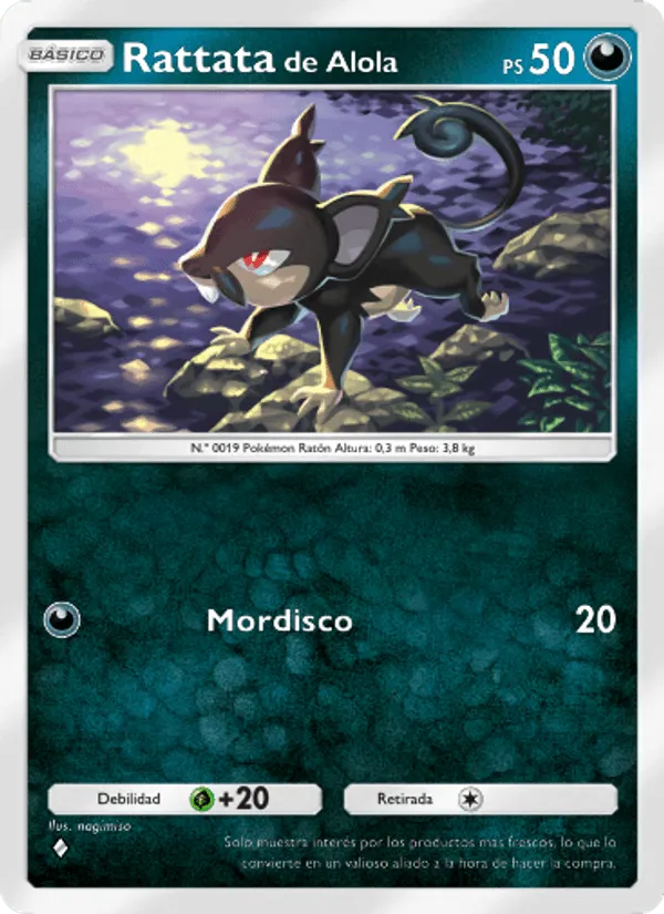 Rattata de Alola · Guardianes Celestiales 106/155