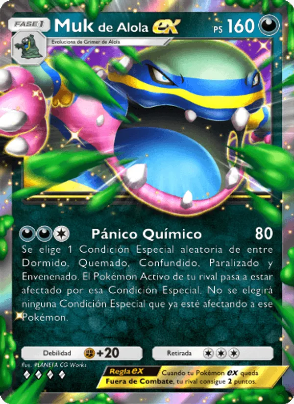 Muk de Alola ex · Guardianes Celestiales 111/155