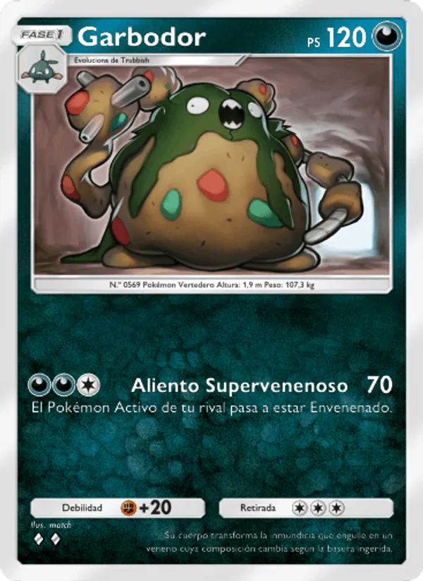 Garbodor · Guardianes Celestiales 114/155