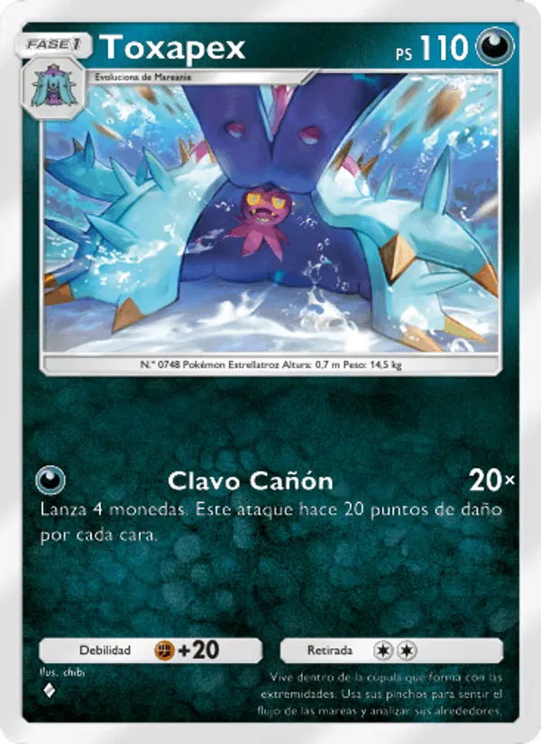 Toxapex · Guardianes Celestiales 116/155