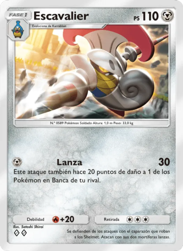 Escavalier · Guardianes Celestiales 120/155