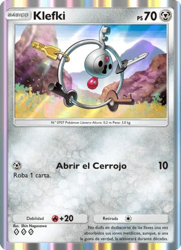 Klefki · Guardianes Celestiales 121/155
