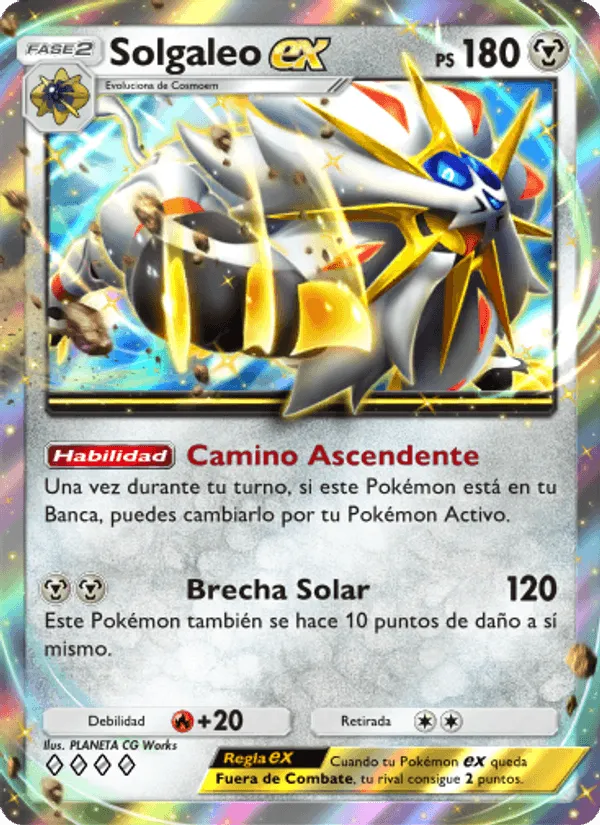 Solgaleo ex · Guardianes Celestiales 122/155