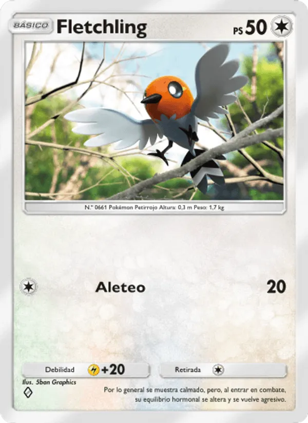 Fletchling · Guardianes Celestiales 131/155