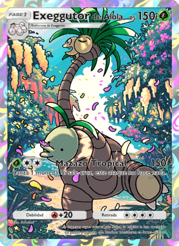 Exeggutor de Alola · Guardianes Celestiales 156/155