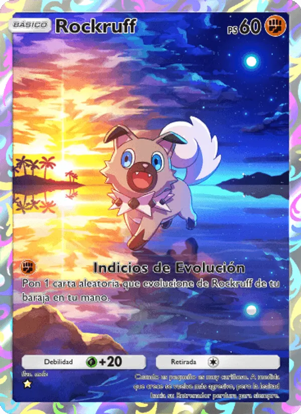 Rockruff · Guardianes Celestiales 172/155