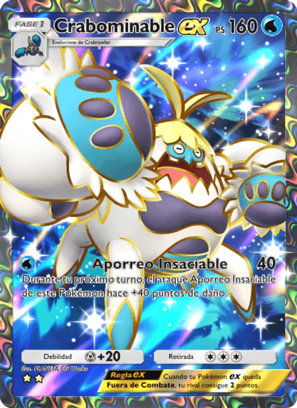 Crabominable ex · Guardianes Celestiales 183/155