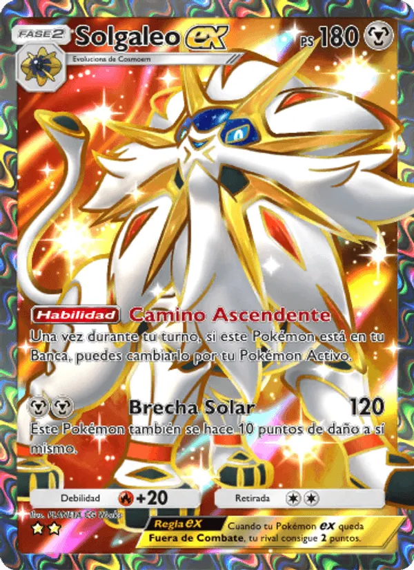 Solgaleo ex · Guardianes Celestiales 189/155
