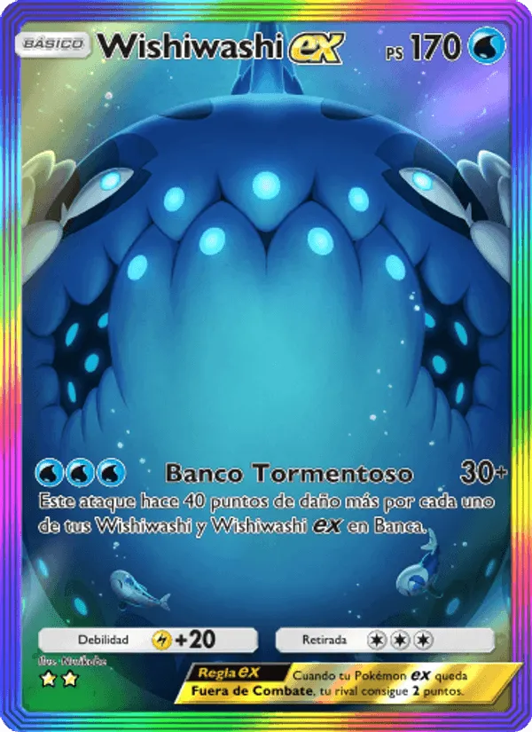 Wishiwashi ex · Guardianes Celestiales 202/155