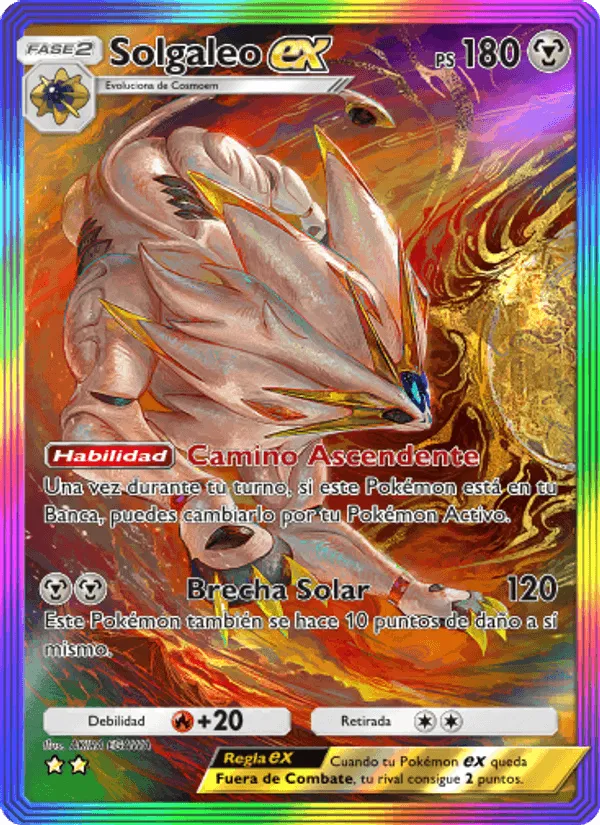 Solgaleo ex · Guardianes Celestiales 207/155
