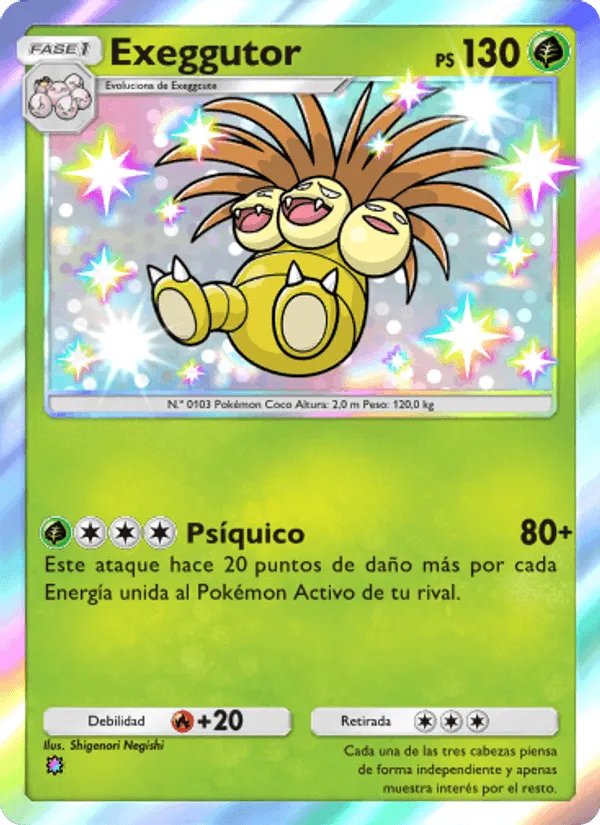 Exeggutor · Guardianes Celestiales 214/155