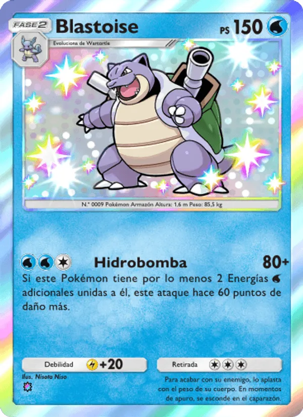 Blastoise · Guardianes Celestiales 217/155