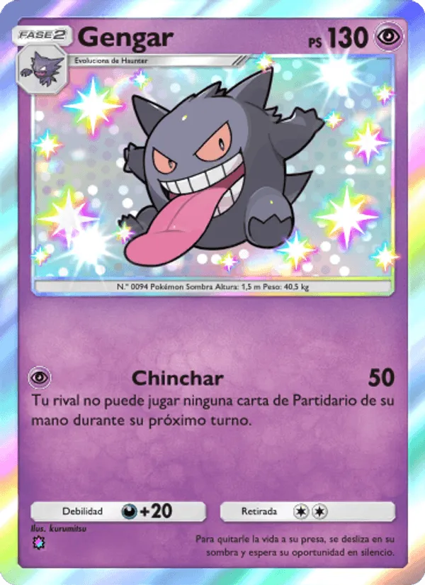 Gengar · Guardianes Celestiales 222/155