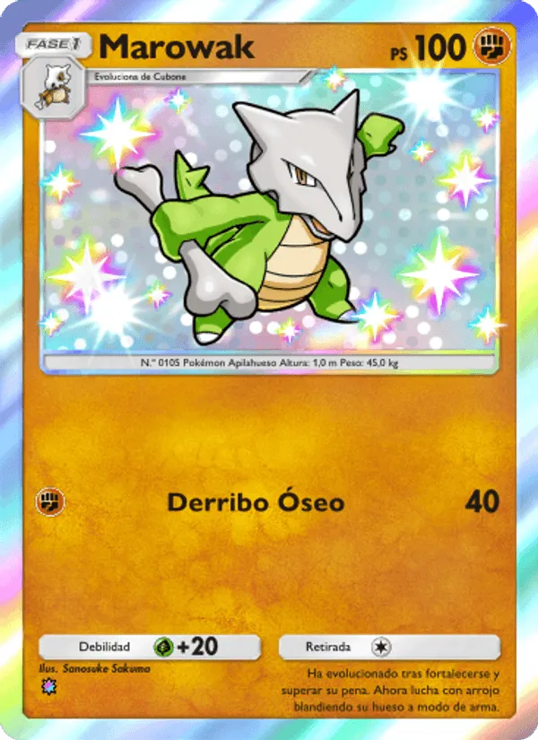 Marowak · Guardianes Celestiales 227/155