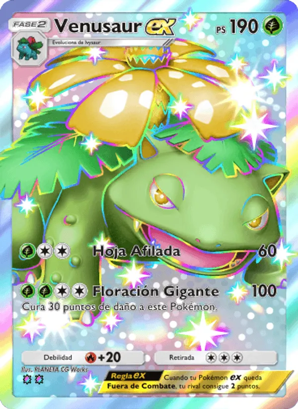 Venusaur ex · Guardianes Celestiales 230/155