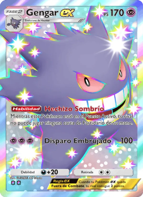 Gengar ex · Guardianes Celestiales 234/155